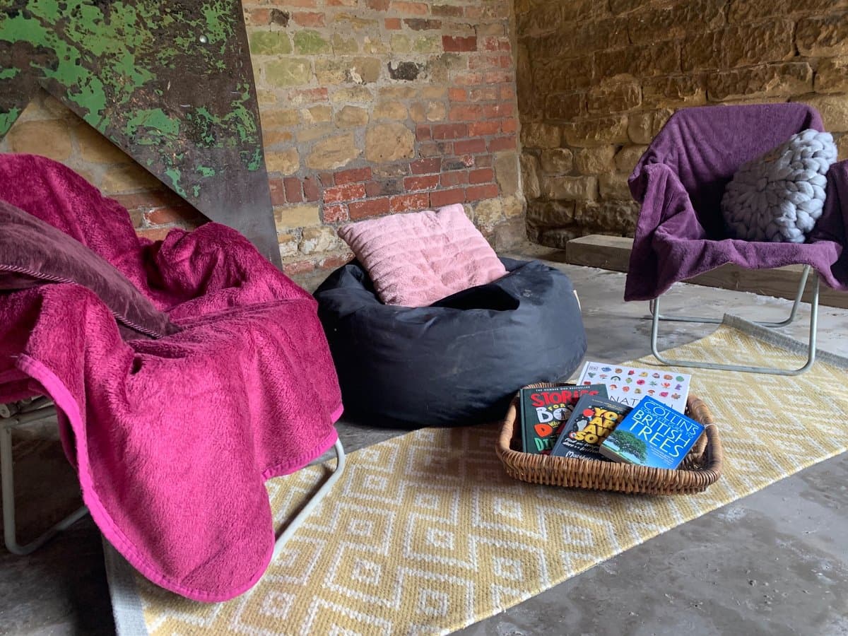 Barefoot walking activity - mindful outdoor learning